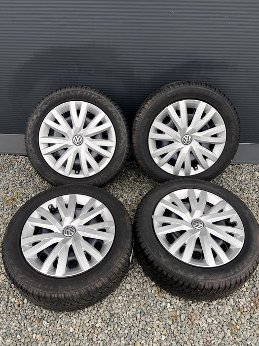 Koła ZIMOWE 16'' 5x112 VW + Kołpaki