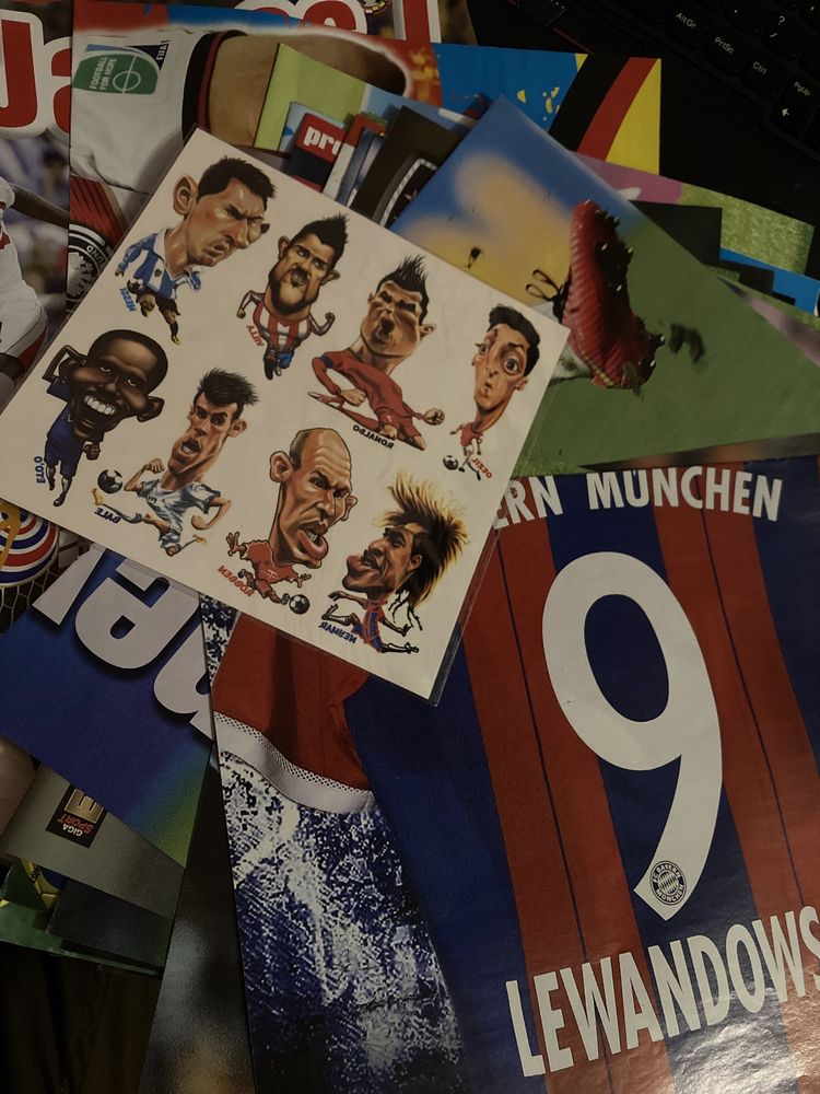 Plakaty Leo Messi, Naymar, Lewandowski i dużo innych piłkarzy