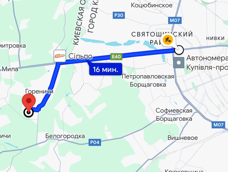 Продам видову ділянку 18 соток в Гореничах