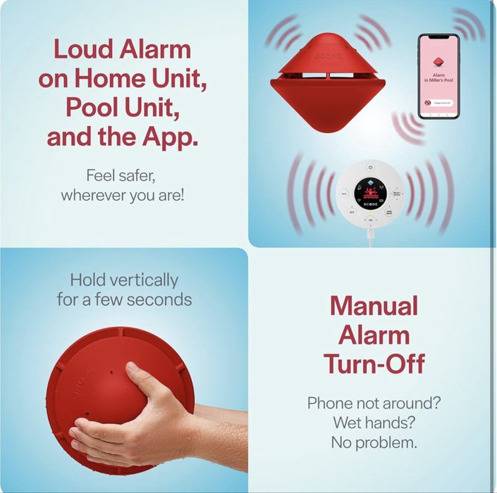 Bcone Lifebuoy - Alarme de piscina
