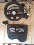 Volante e pedais playstation 1 e 2 marca Fanatec
