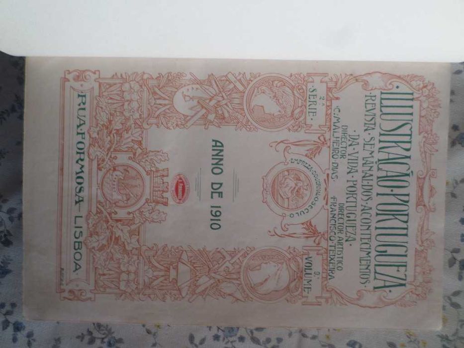 Revistas Ilustração Portuguesa avulsas e volumes semestrais