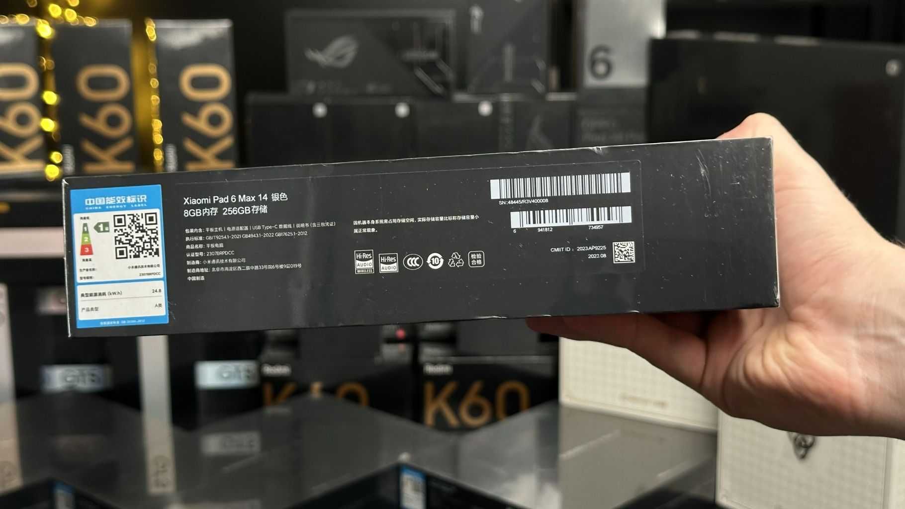 NEW Xiaomi Pad 6 Max 12/256GB Black Гарантія