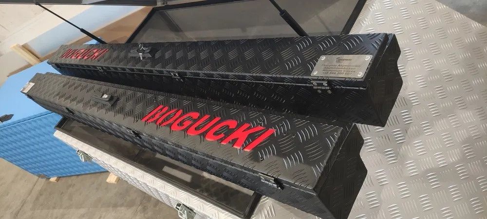 Skrzynia aluminiowa transportowa bagażnik dachowy box kamper van