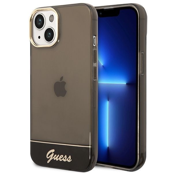 Etui Guess Translucent iPhone 14 Plus / 15 Plus 6.7" Czarny