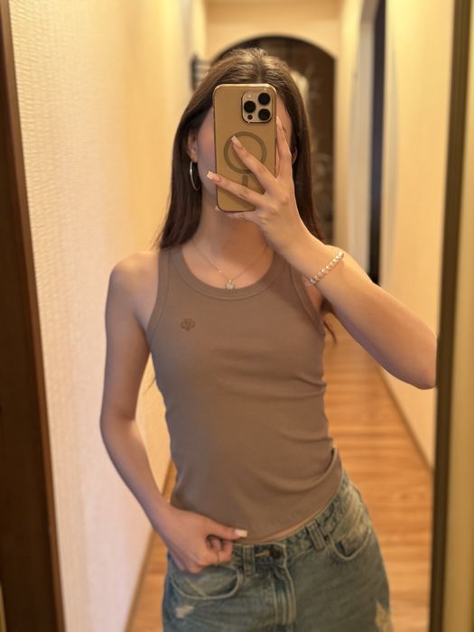 Женская майка мокко