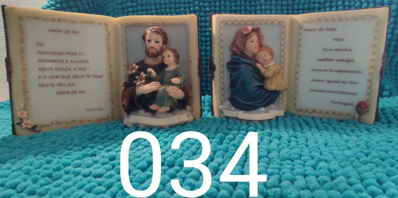 Vários artigos de decoração