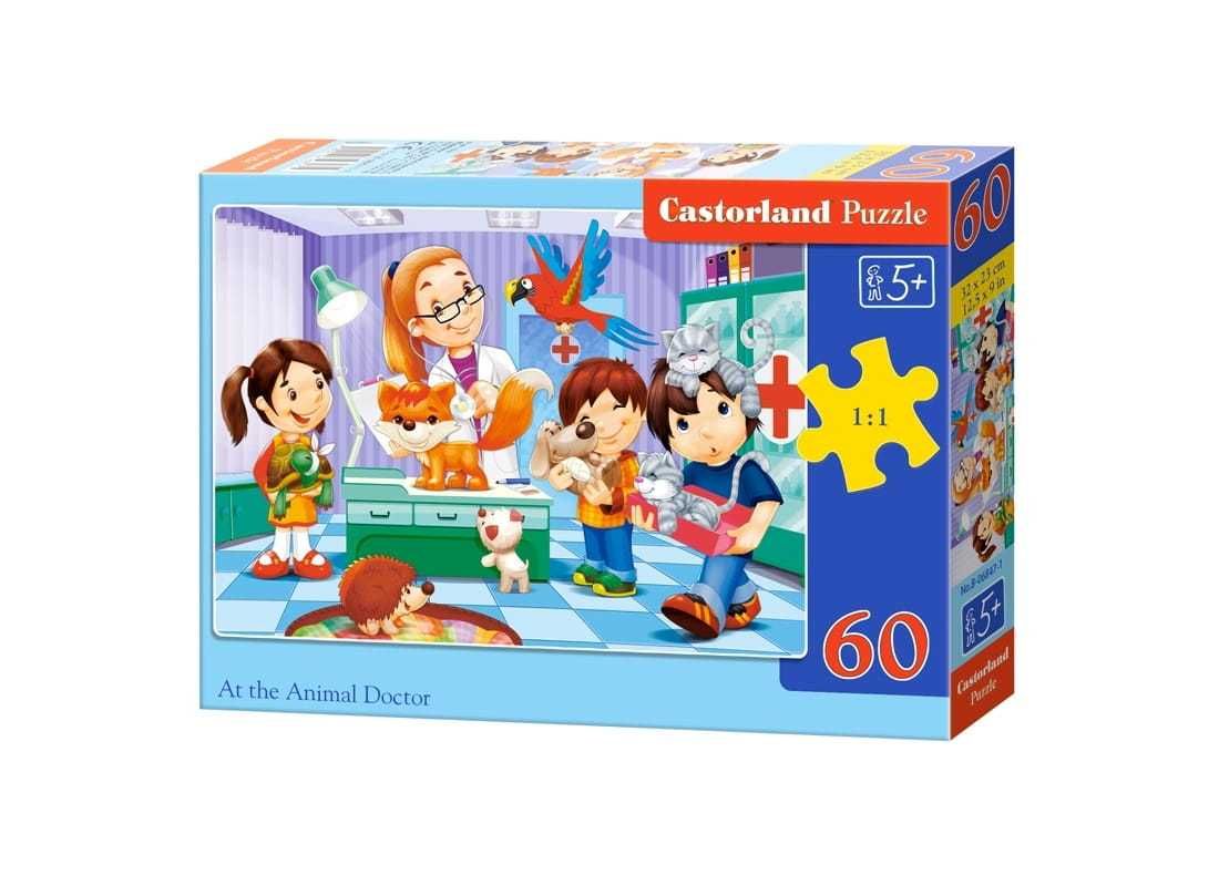 Castorland puzzle U weterynarza 60 el B-06847-1