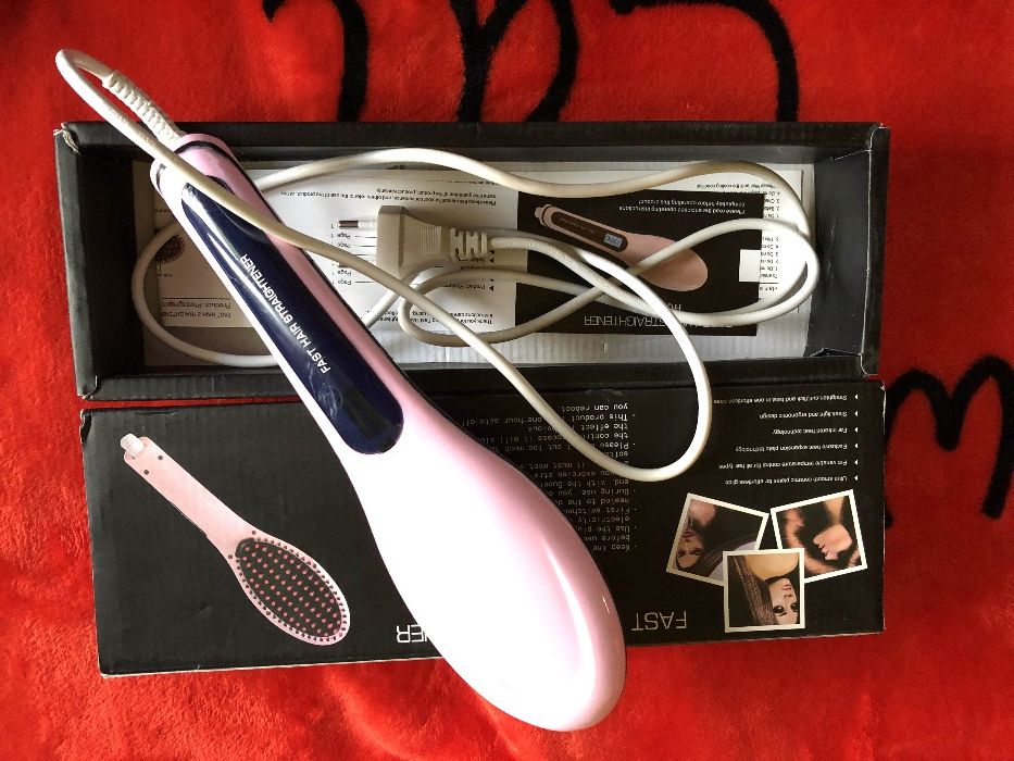 Электрическая расческа-выпрямитель fast hair straigghtener