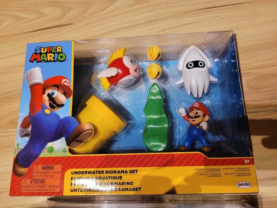 Super Mario Nowy Zestaw lic Nintendo Jakks Underwater Zamienię na Lego