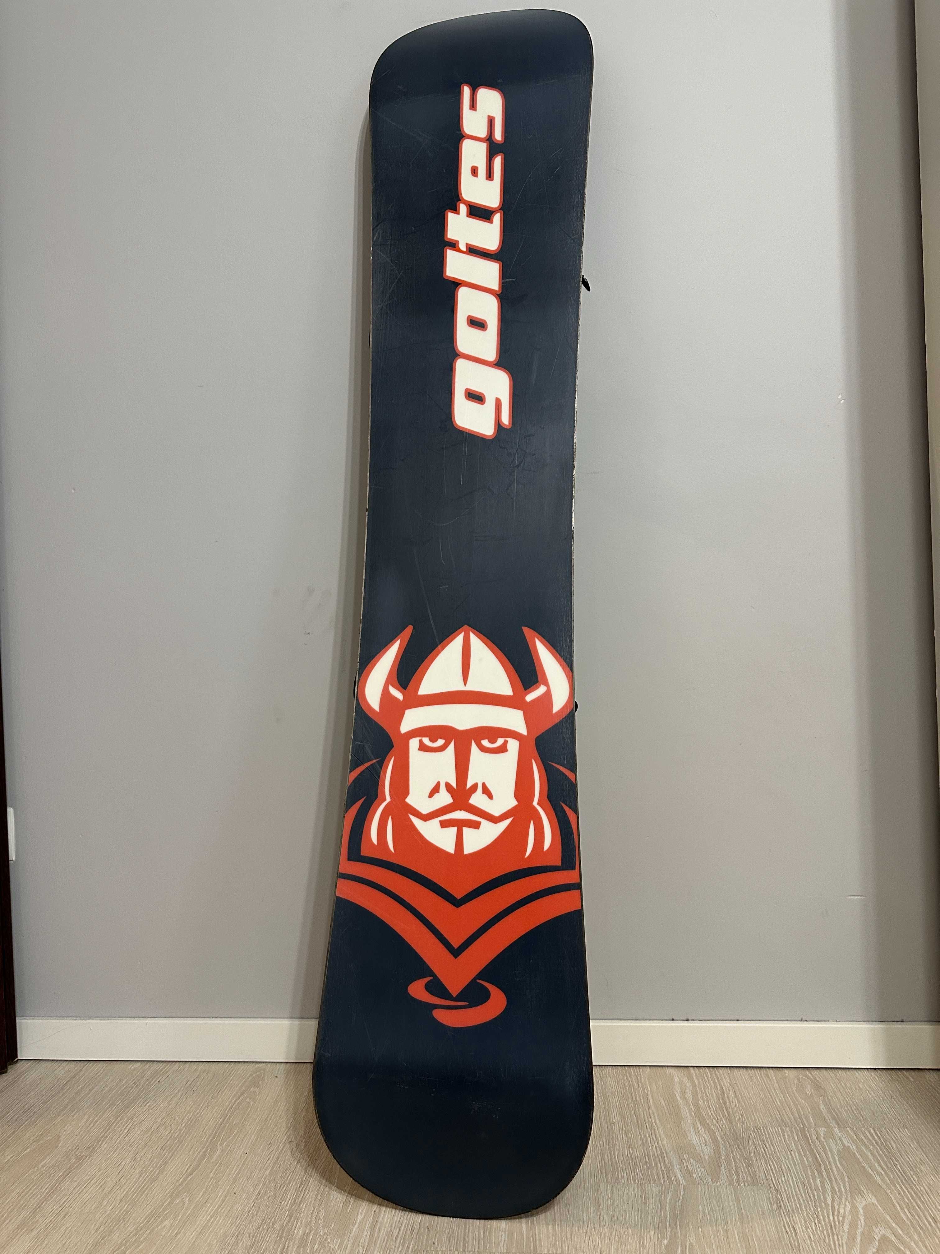 Deska Snowboardowa Goltes +Wiązania Burton + buty Head Super  Stan