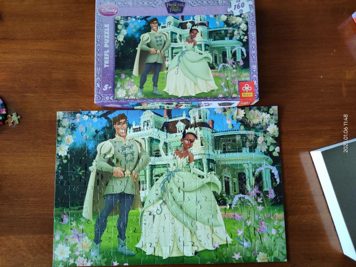 Puzzle Disney The Princessa and The Frog 160 elementów