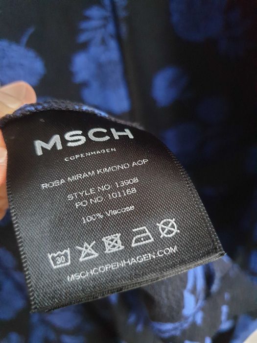 Niebieskie kimono marynarka narzutka 38 40 MSCH Copenhagen 34 36
