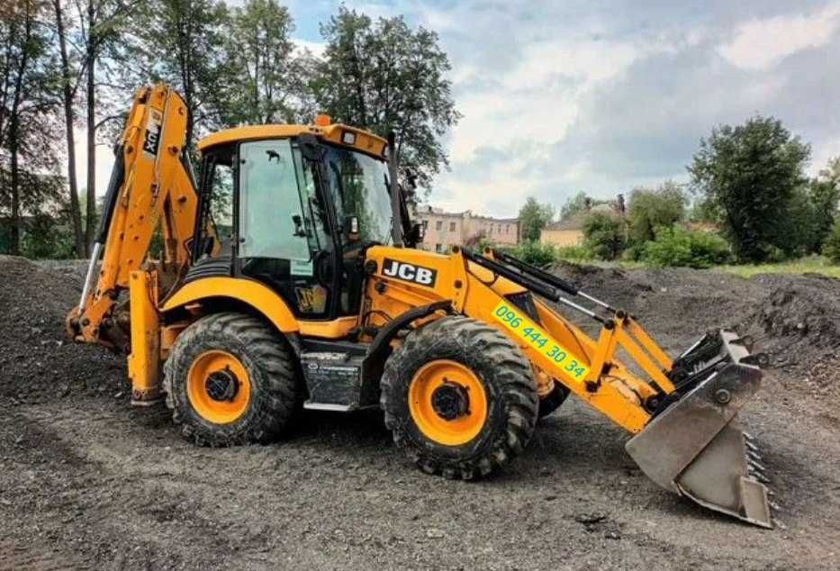 Екскaватор JCB-3 Вивіз смiття,Грyнту. Щeбінь 0х70,пiдсипка.Автo 10-30т