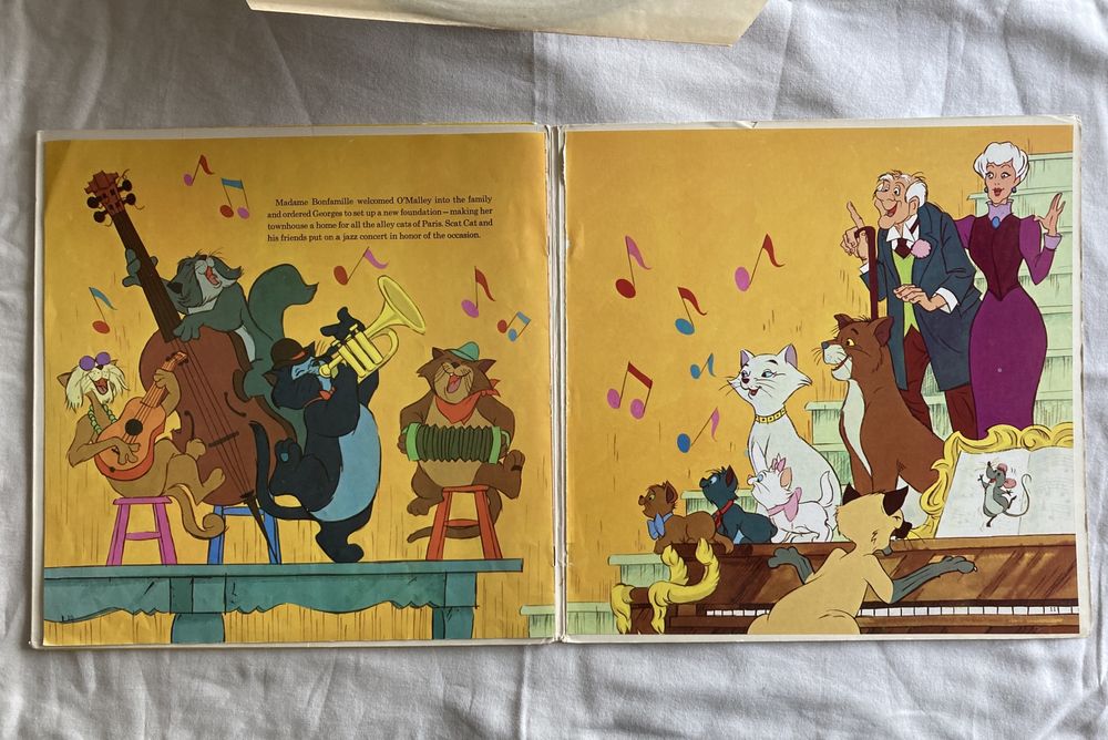 Walt Disney-The Story Of The Aristocats. LP 12”