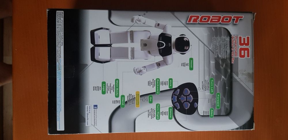 Robot aktywny na baterie firmy silverlit plus 5 lat