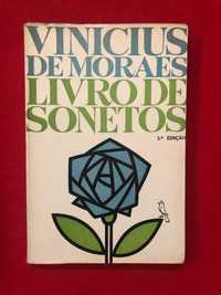 Livro de sonetos Vinicius de Moraes