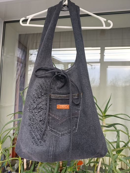 Джинсова сумка .