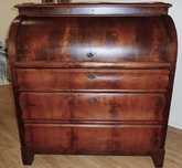 Sekretarzyk komoda z szufladami biedermeier