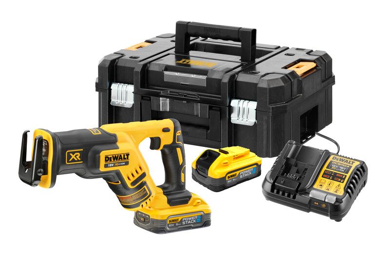 DeWalt DCS367H2T pila pilarka szablasta akumulatorowa (Makita zestaw)