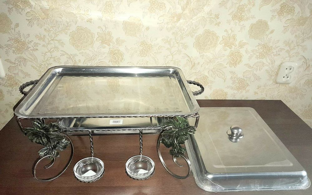 Садж. Блюдо для красивой подачи и подогрева блюд с мангала.