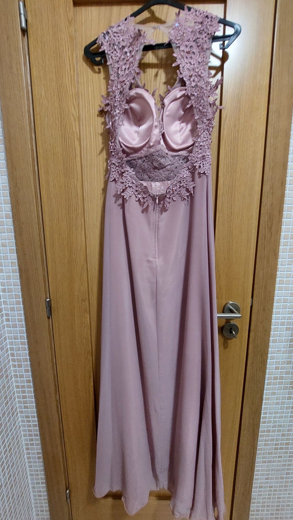 Vestido Cerimónia rosa velho