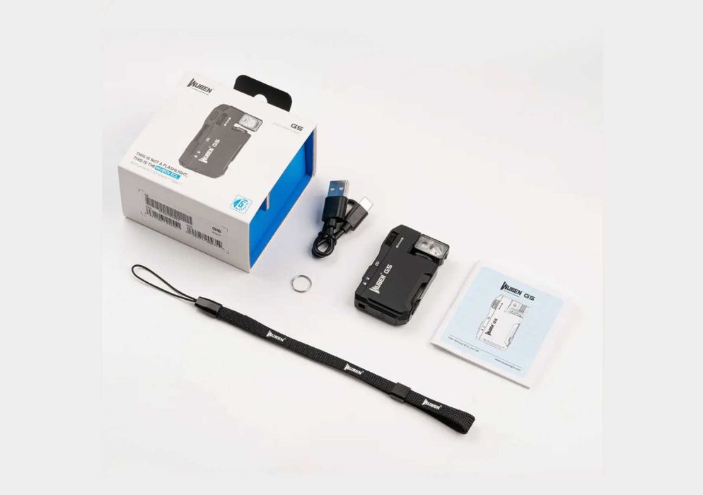 Wuben G5 — компактний EDC ліхтарик 400 lm з RGB та магнітом