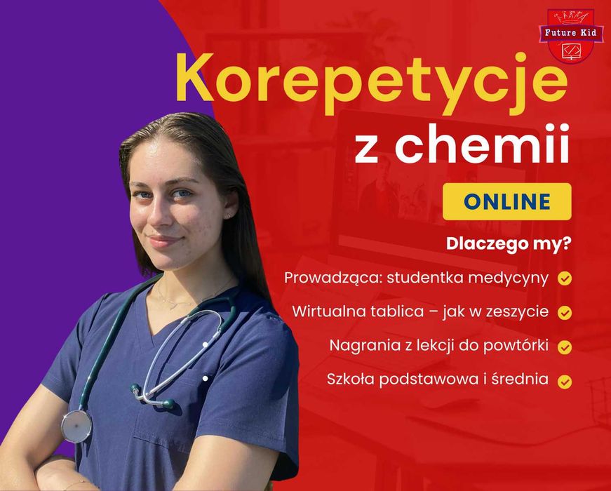 Korepetycje z chemii  szkoła podstawowa i liceum (poziom podstawowy)