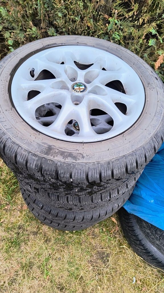 Felgi aluminiowe 5x98 z oponami zimowymi