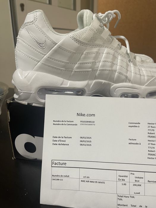 Nike air max 95 - nova /caixa /factura
