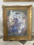Duży obraz w złotej ramie Gustav Klimt