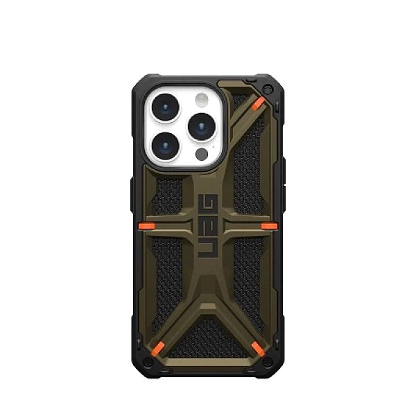 Etui UAG Monarch do iPhone 15 Pro - zielony kevlar
