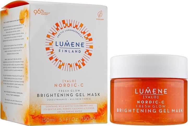 Гель-маска Lumene Valo Fresh Glow Освітлююча для сяяння шкіри 150 мл