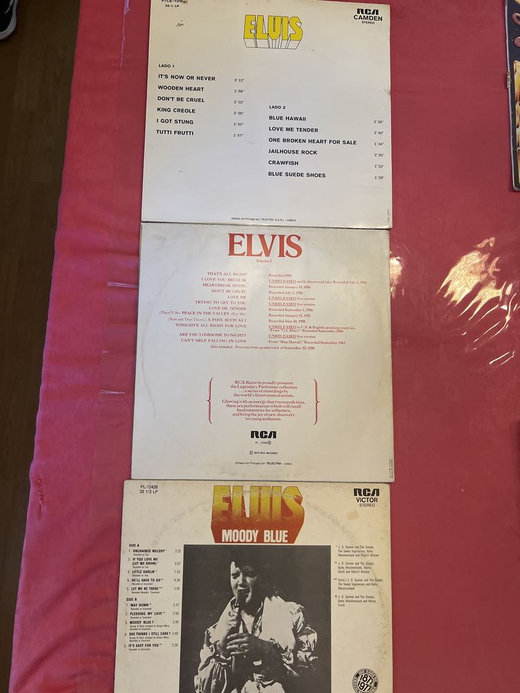 Elvis-  3 discos vinil