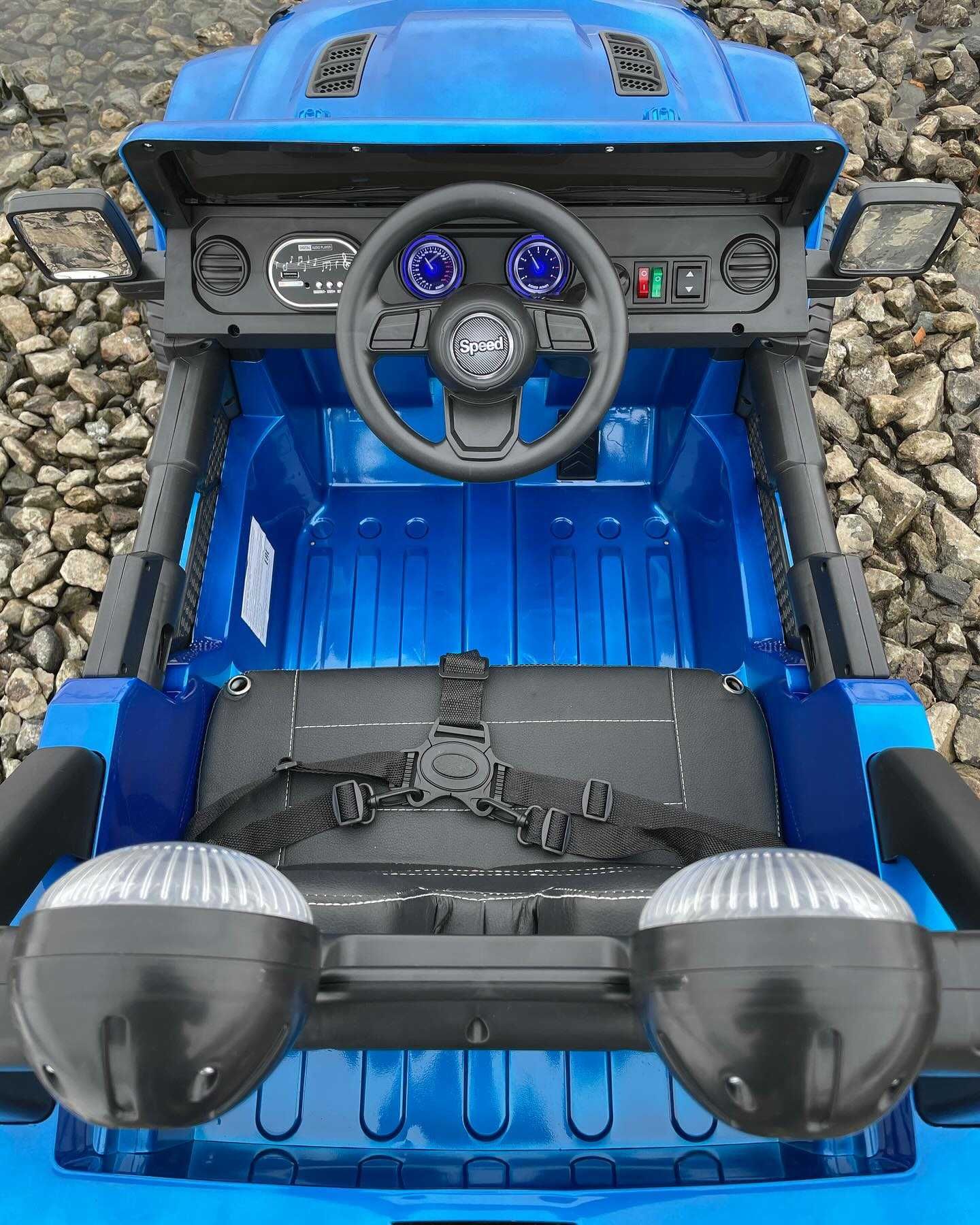 Auto JEEP na akumulator FT938 LAKIER METALIC dla dzieci 4x4 12V