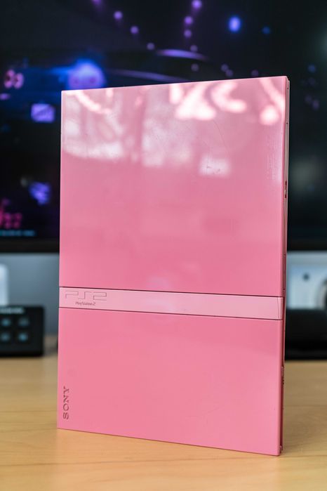 PlayStation 2 Pink SCPH-77004 + 2 pady + Memory Card