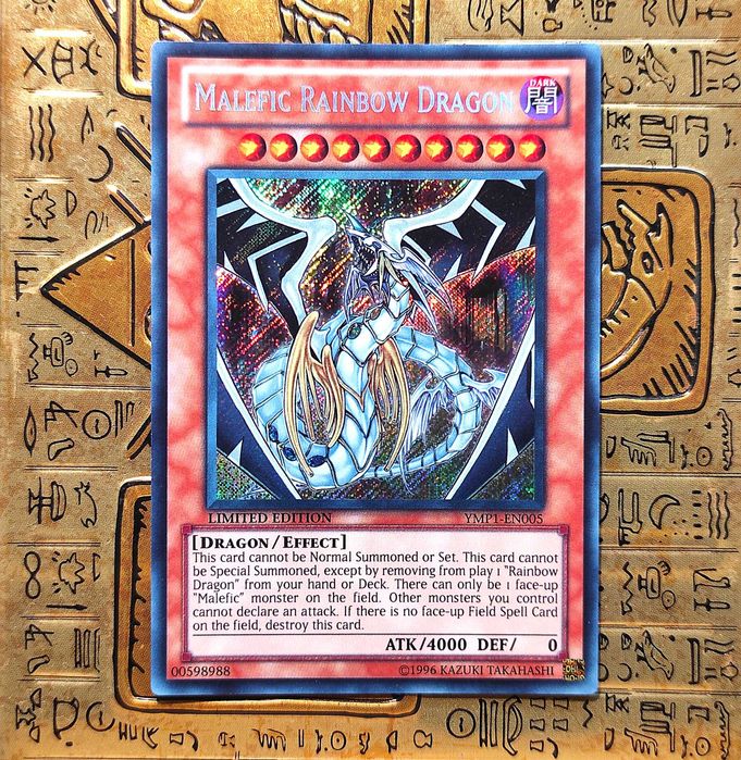 Malefic Rainbow Dragon - Edição Limitada Yugioh