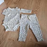 Komplet wheat body 62 spodnie legginsy dresy Newbie 68