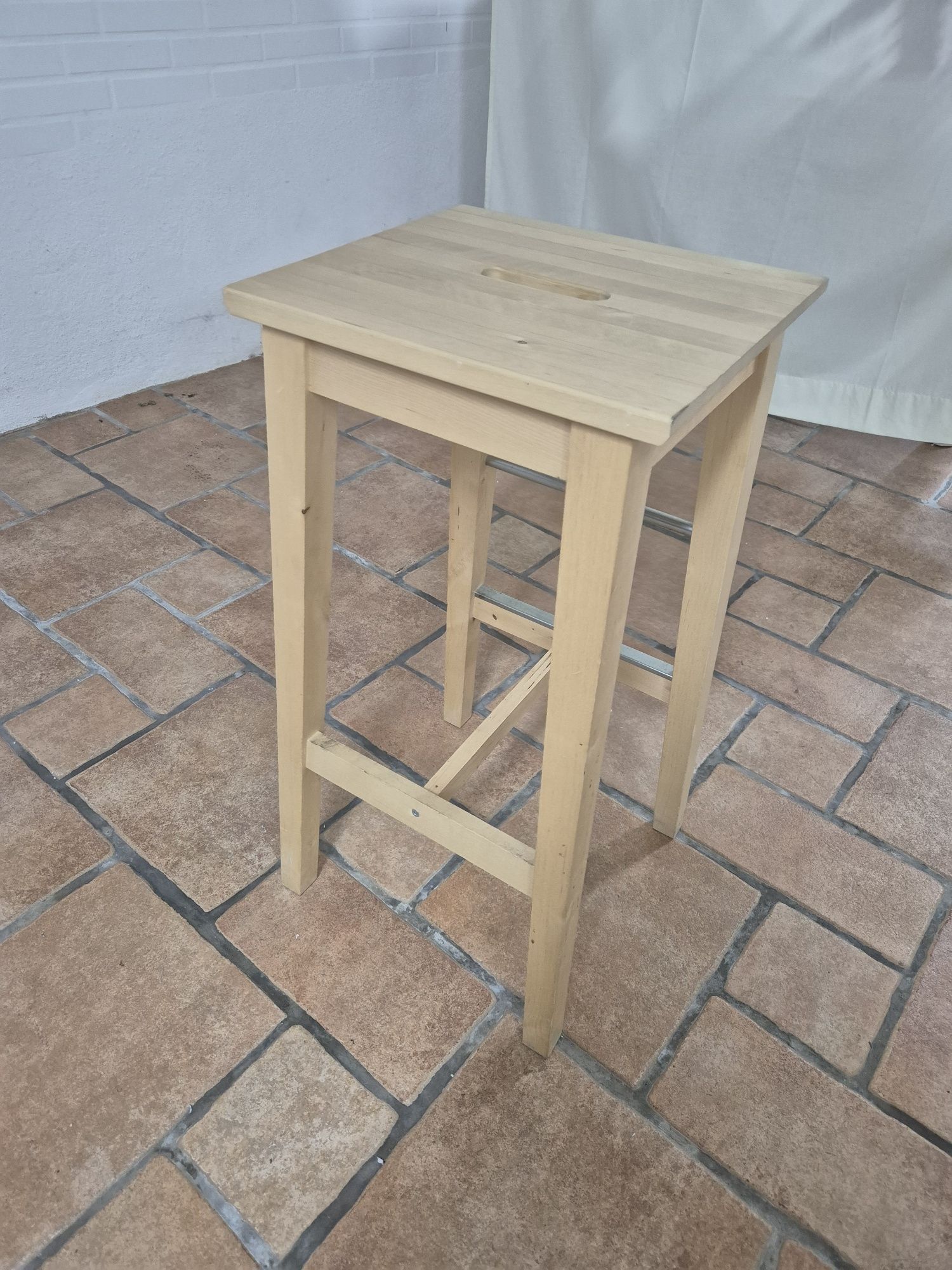 NILSOLLE banco alto bétula IKEA