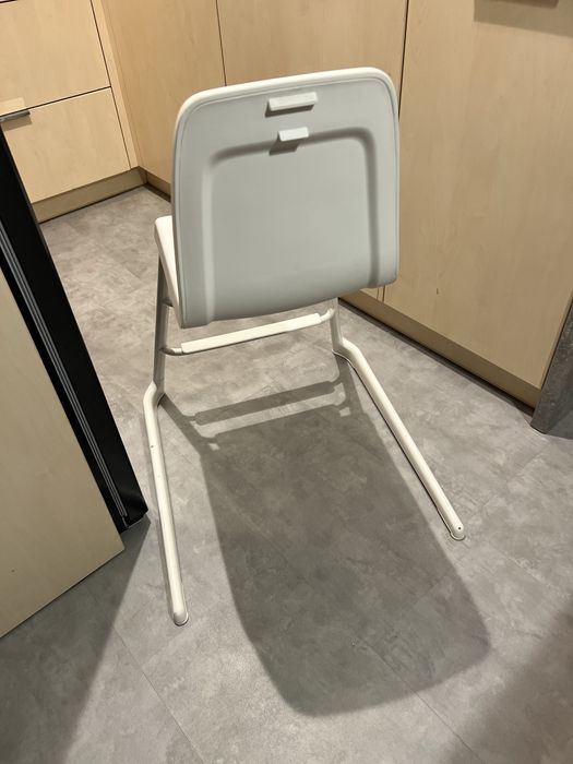 Krzesło dzieciece langur ikea biale antilop