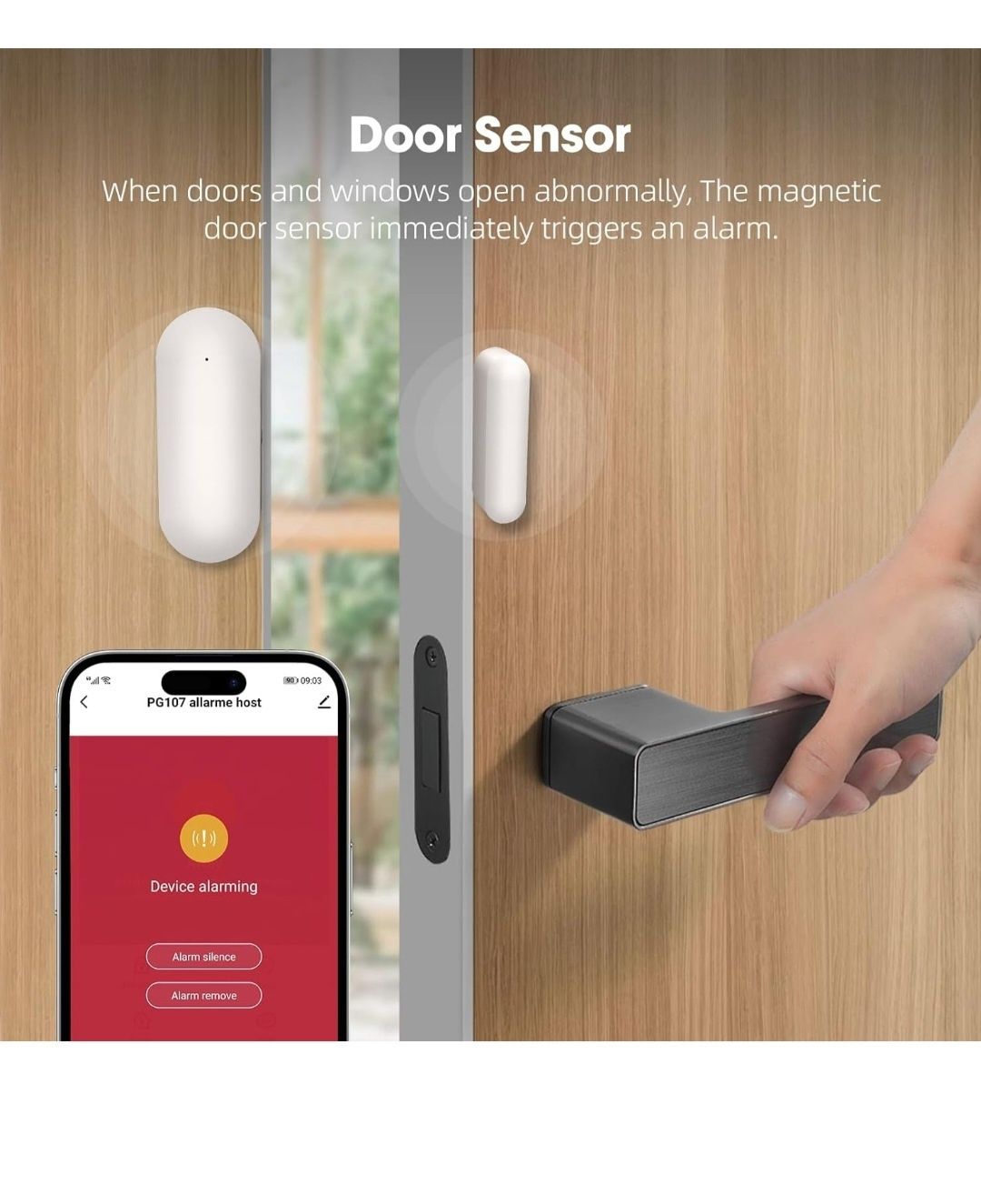 Zestaw alarmowy WiFi + GSM 4G, bezprzewodowy system alarmowy SmartHome