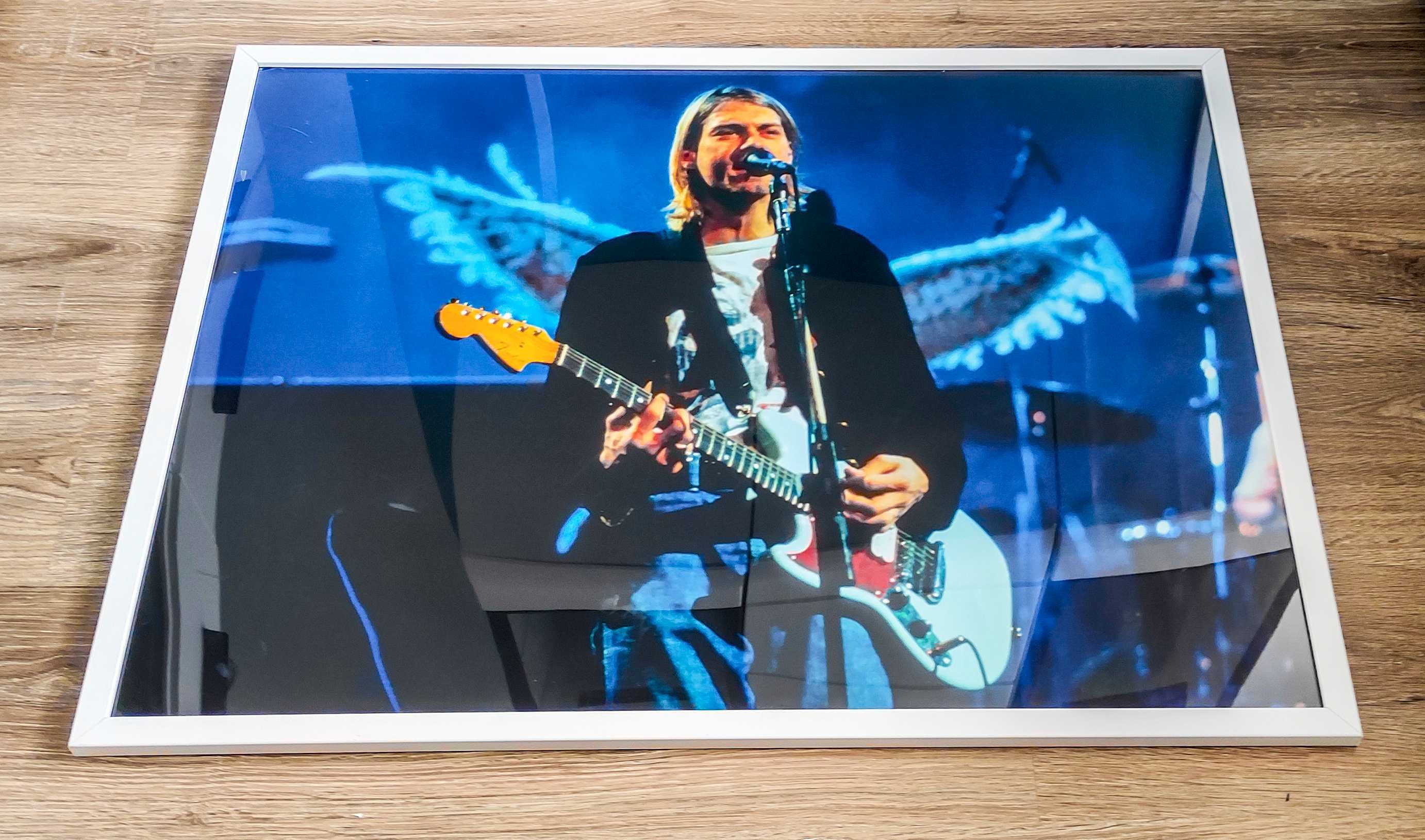 Kurt Cobain Nirvana obraz plakat drukowany gadżet muzyczny