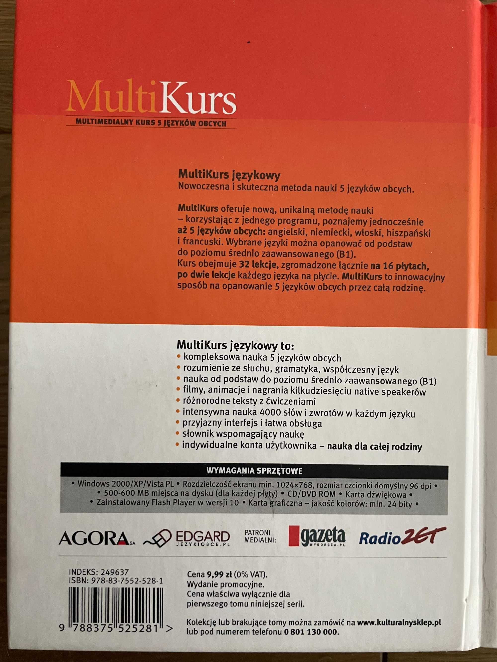 Multikurs 5 jęz. - angielski, niemiecki, włoski, hiszpański, francuski