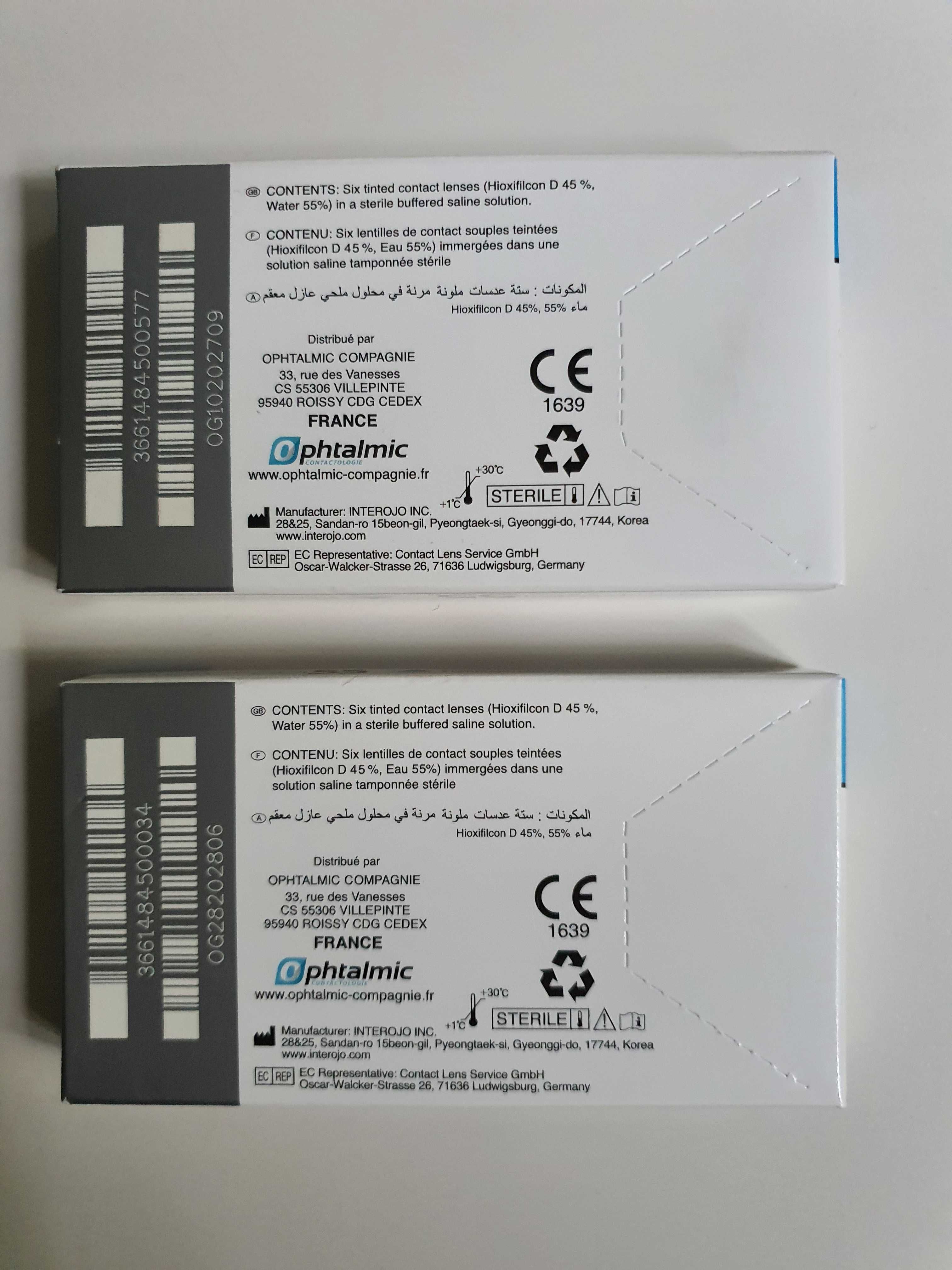 Контактні лінзи Ophthalmic Hydrofeel 55