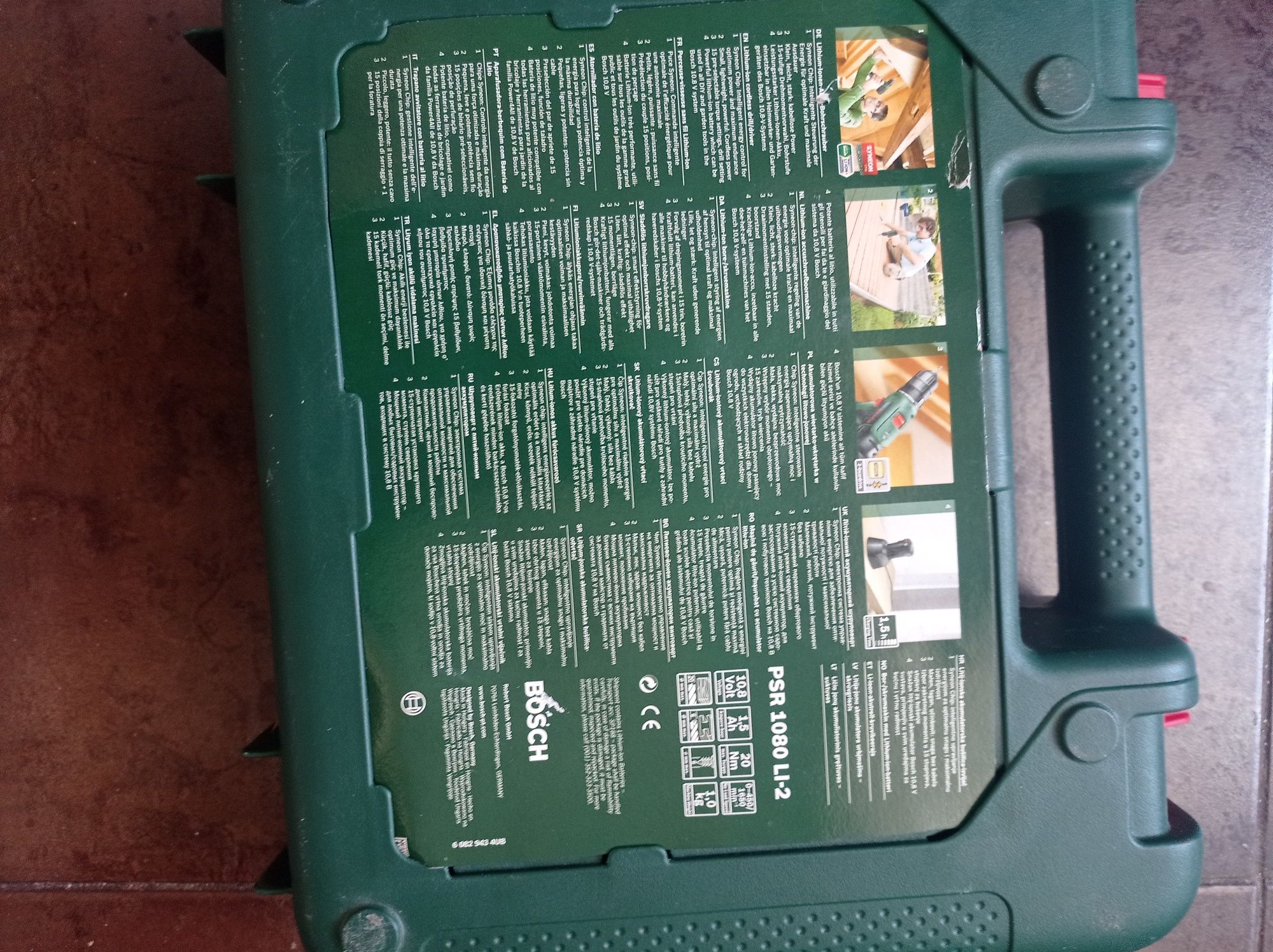 Акумуляторний дриль-шуруповерт Bosch PSR 1080 Li-2