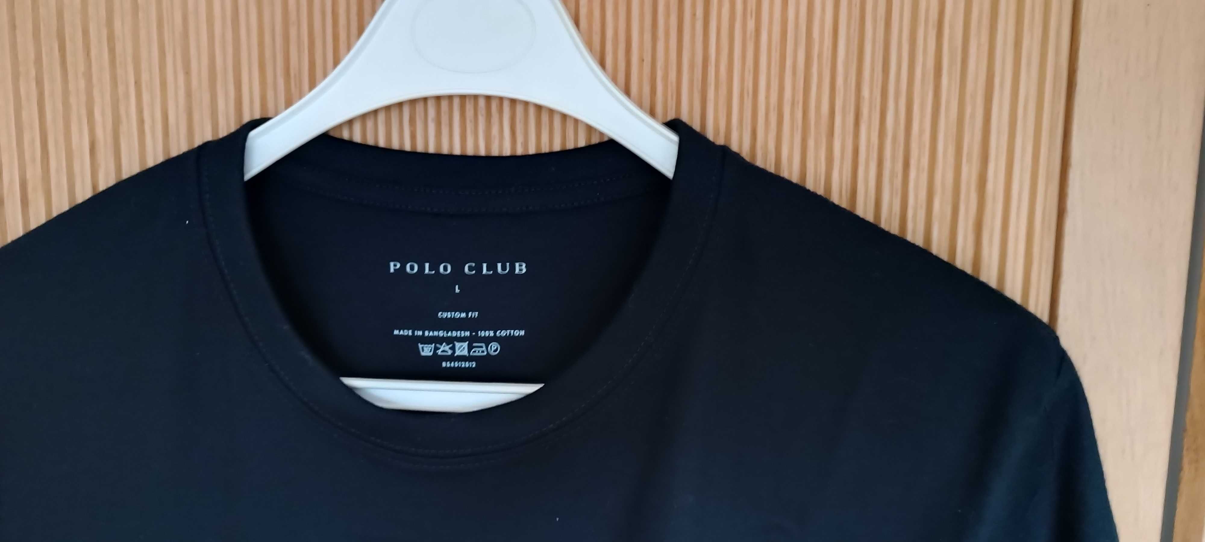 T- shirt Koszulka POLO CLUB B,5451,2512 r. Large Custom Fit 100% Coton