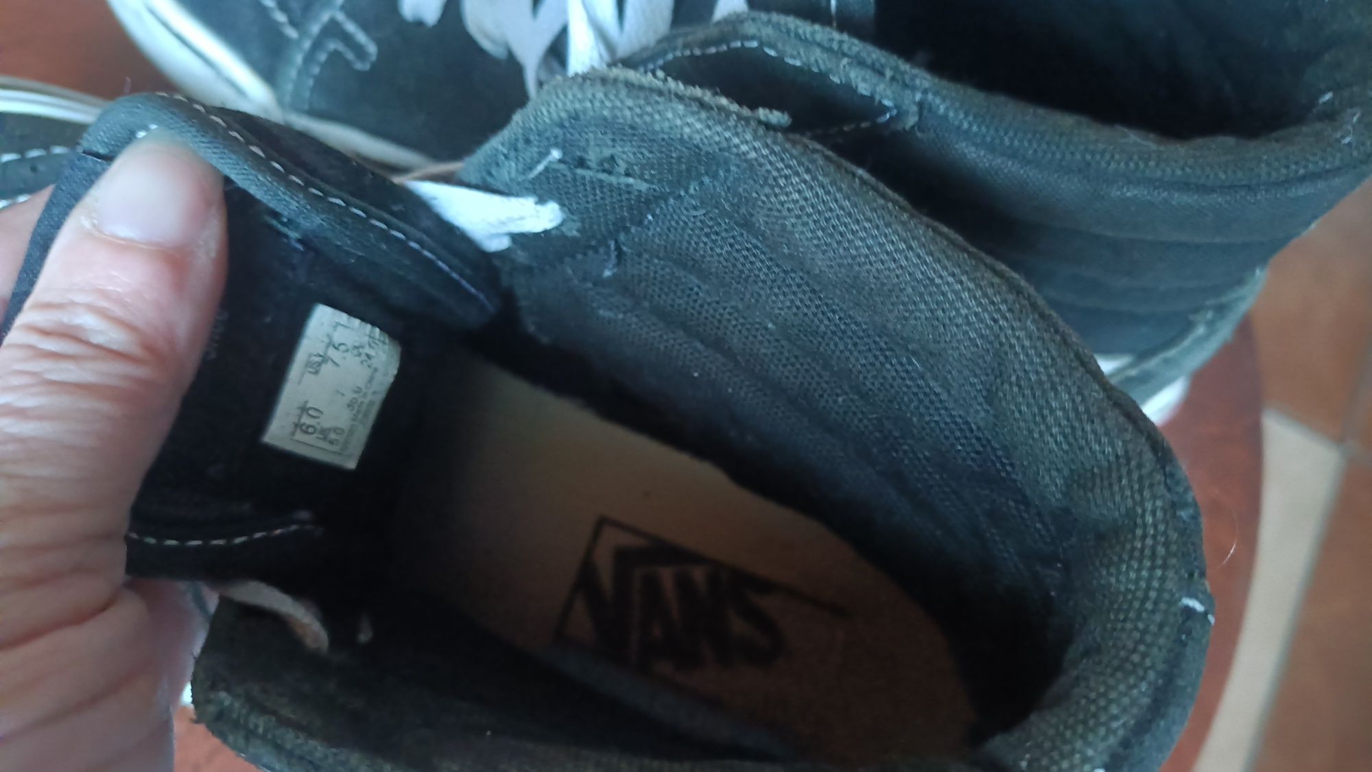 Trampki za kostkę Vans 38