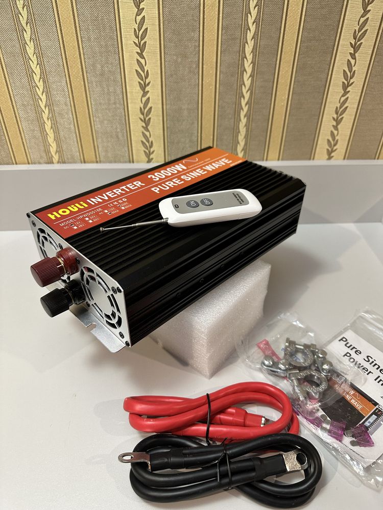 Инвертор EAFC HOULI Datouboss 3000вт 4000вт чистый синус 12в-220в