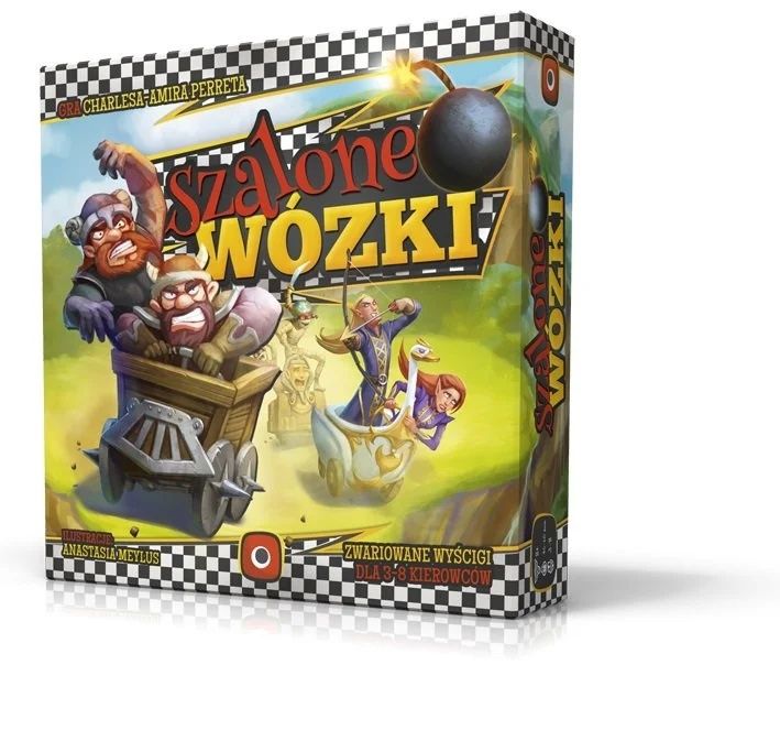 Gra planszowa Szalone Wózki