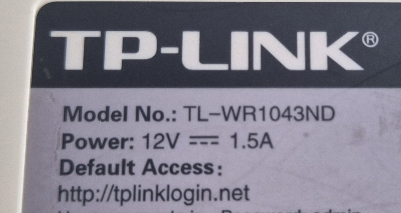 Router Tp link TL-WR1043ND